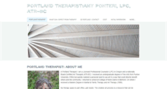 Desktop Screenshot of portlandarttherapist.com