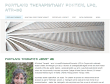 Tablet Screenshot of portlandarttherapist.com